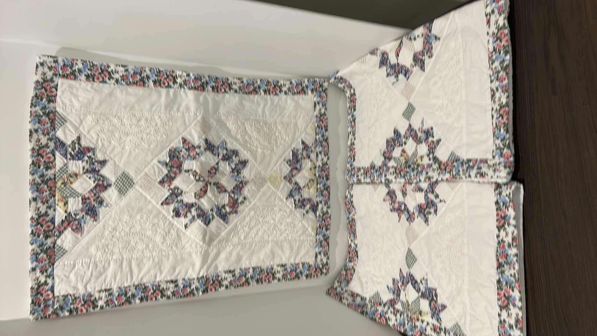 Photo 3 of TOTE WITH KING SIZE QUILT AND THREE SHAMS