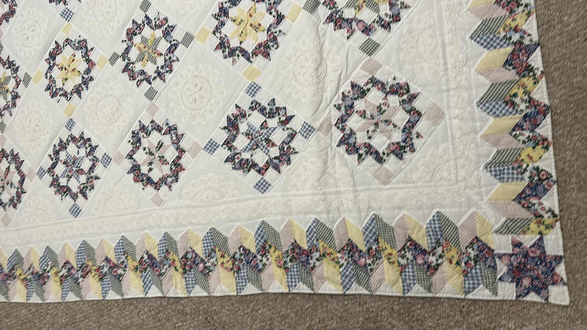 Photo 9 of TOTE WITH KING SIZE QUILT AND THREE SHAMS