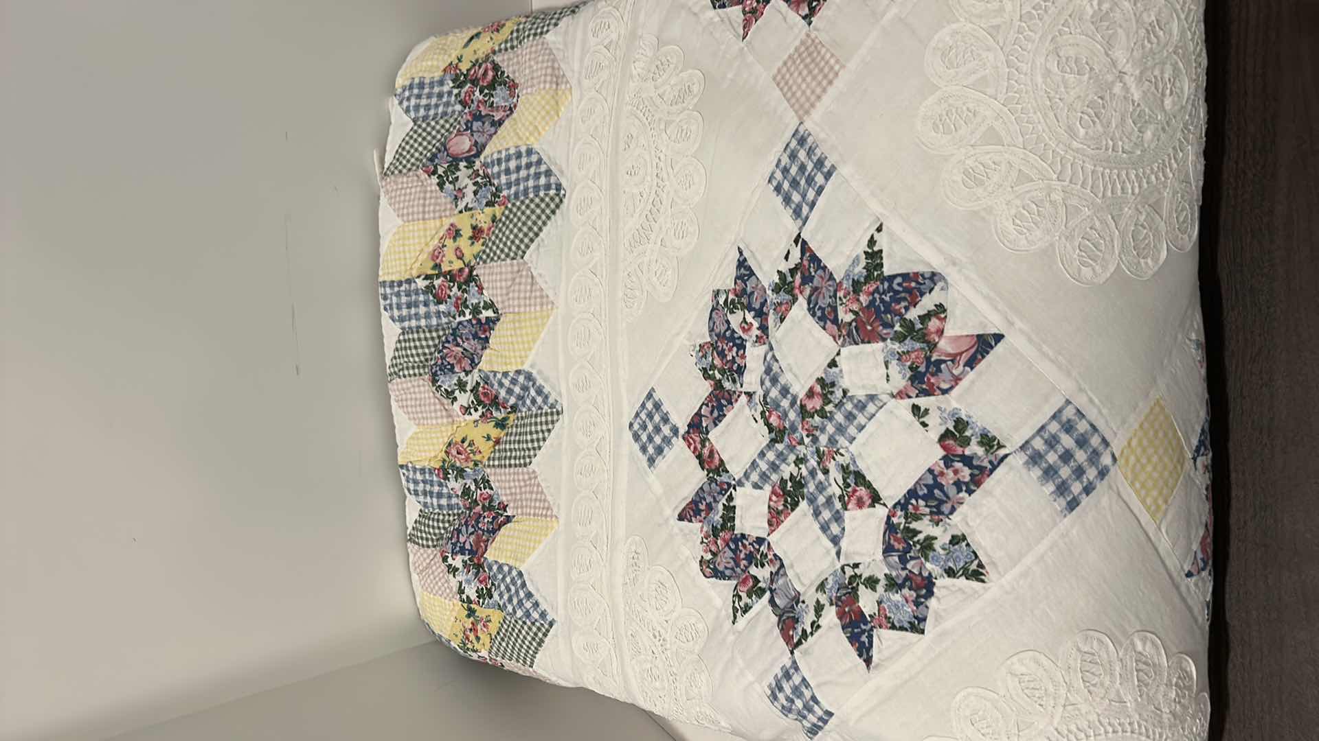 Photo 1 of TOTE WITH KING SIZE QUILT AND THREE SHAMS