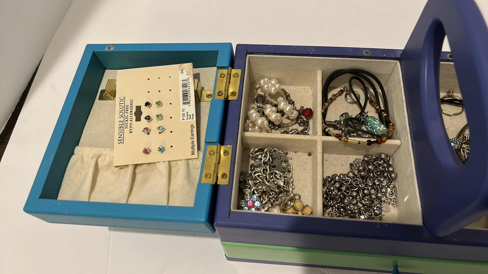 Photo 1 of JEWELRY BOX WITH COSTUME JEWELRY