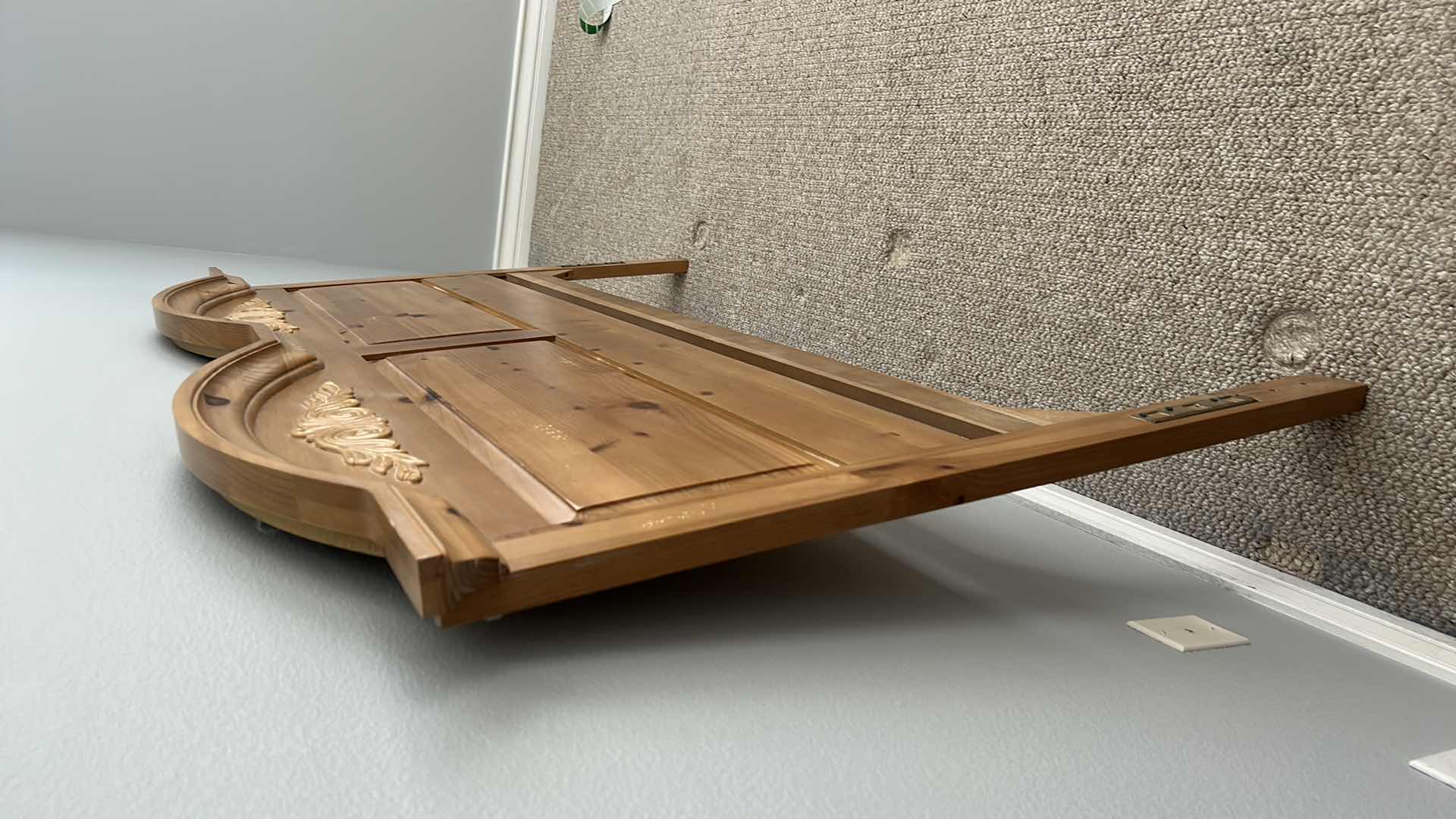 Photo 4 of BROYHILL KNOTTY PINE DISTRESSED KING HEADBOARD 75” x 50”