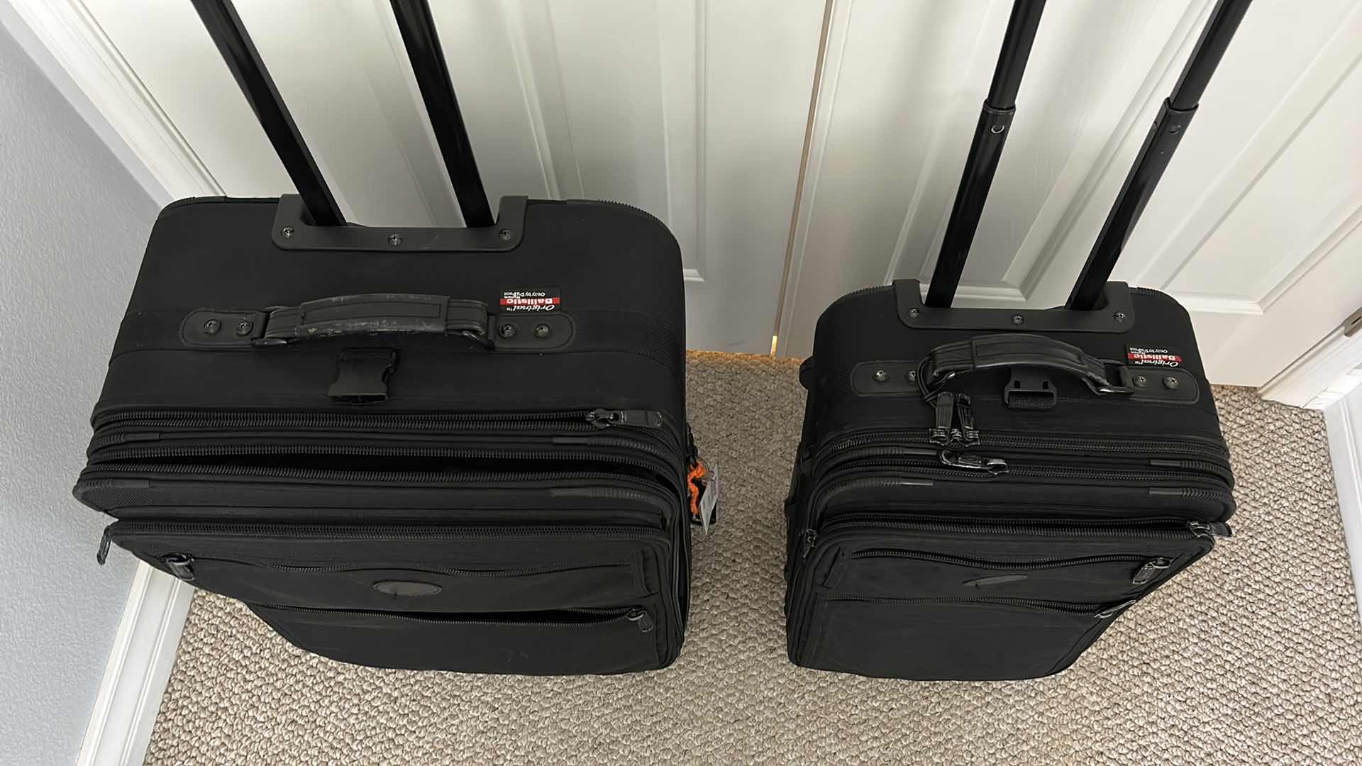 Photo 1 of 4 PIECE TRAVEL SET / 2 ORIGINAL BALLISTIC SUITCASES AND 2 BAGS