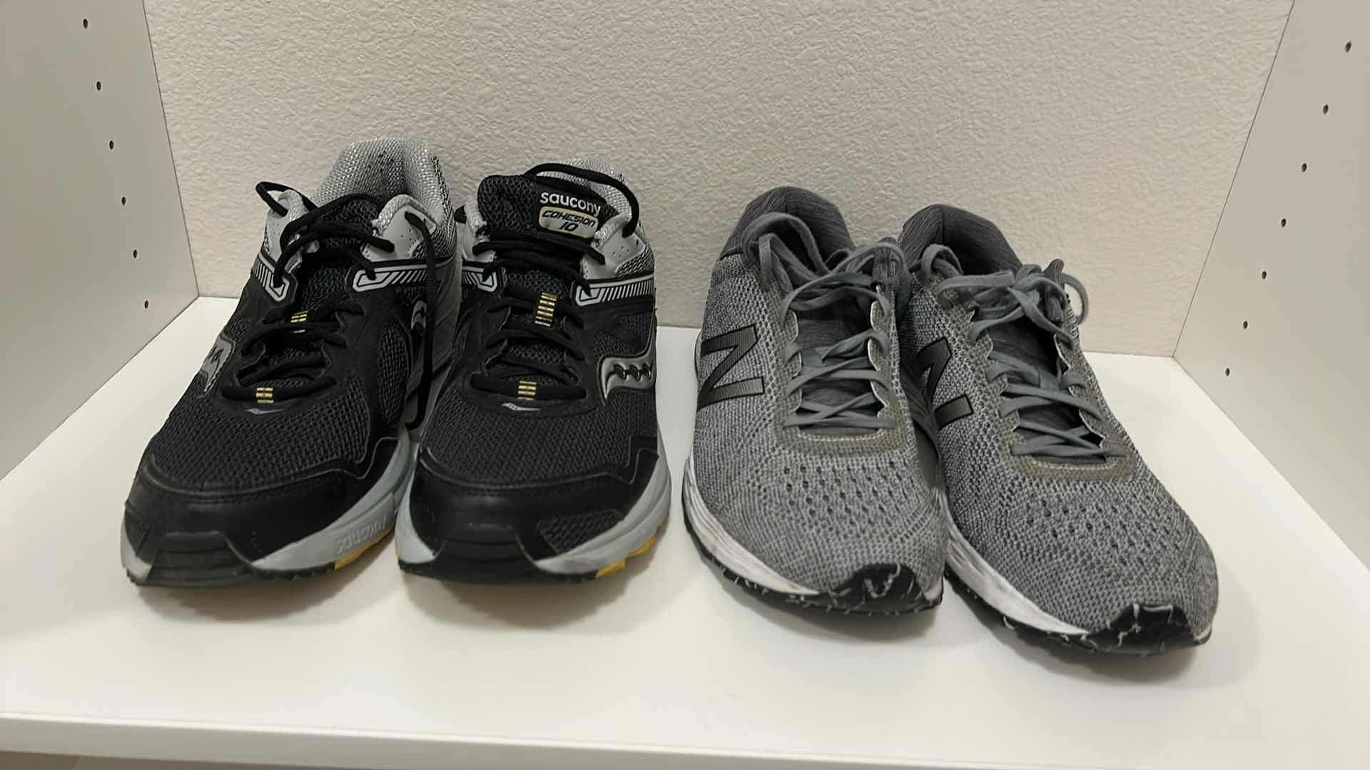 Photo 1 of TWO PAIRS MENS NEW BALANCE SNEAKERS SIZE 11