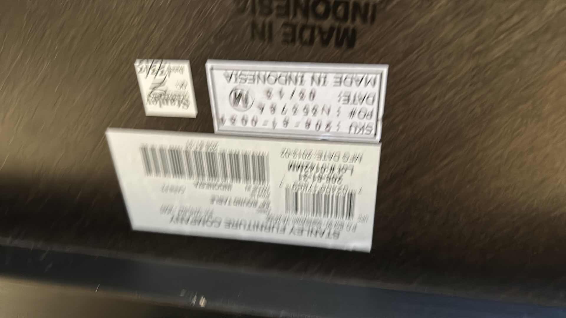 Photo 10 of STANLEY BLACK RUSTICA 64” ROUND TABLE WITH FOUR CHAIRS ESTIMATED VALUE $5245