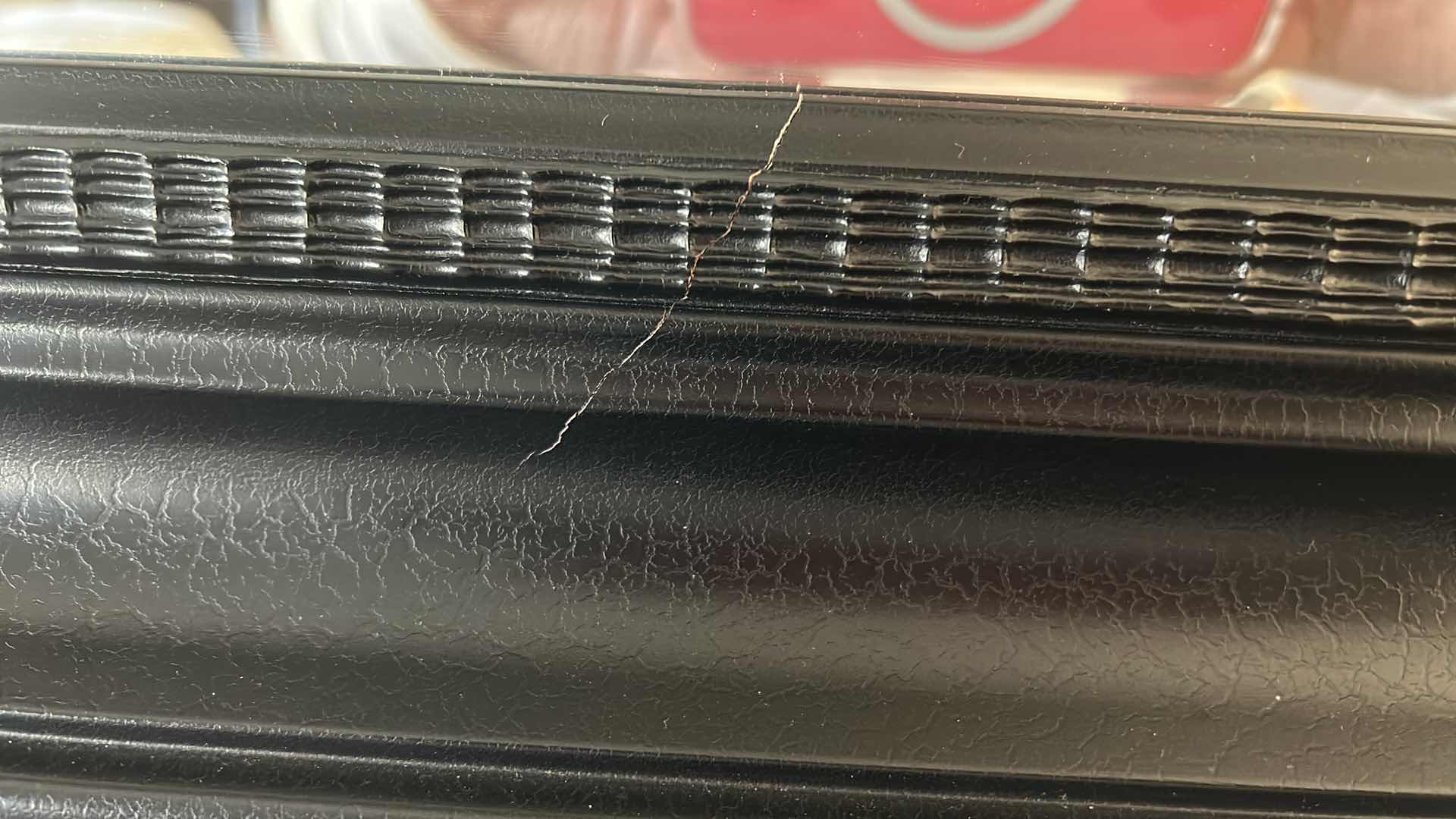 Photo 4 of BLACK FRAMED BELVELED GLASS MIRROR 49” x 38”