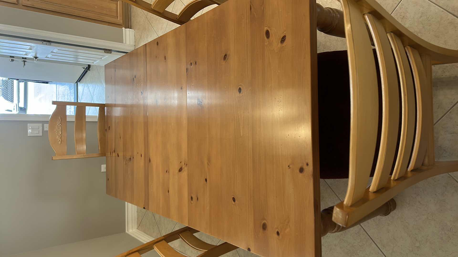 Photo 1 of BROYHILL DINING ROOM TABLE WITH LEAF 78” x 40” x H30”  LEAF 18”