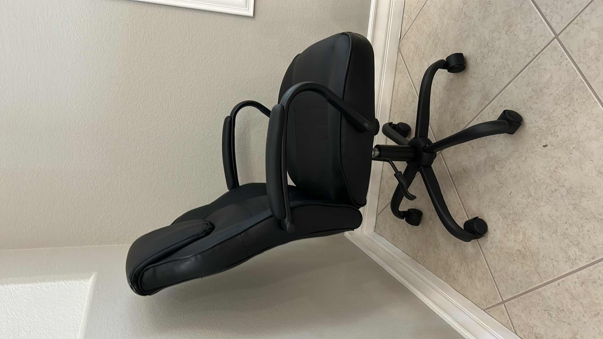 Photo 2 of BLACK EXECUTIVE ROLLING OFFICE CHAIR