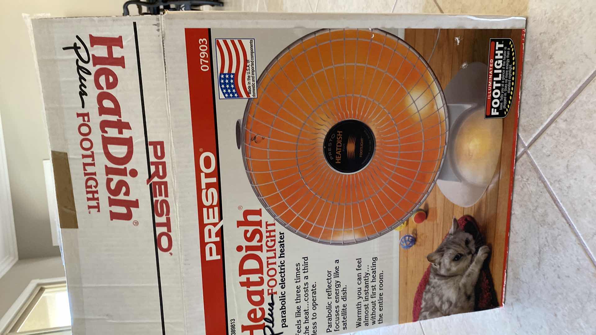 Photo 1 of PRESTI HEATDISH FOOTLIGHTS ELECTRIC HEATER