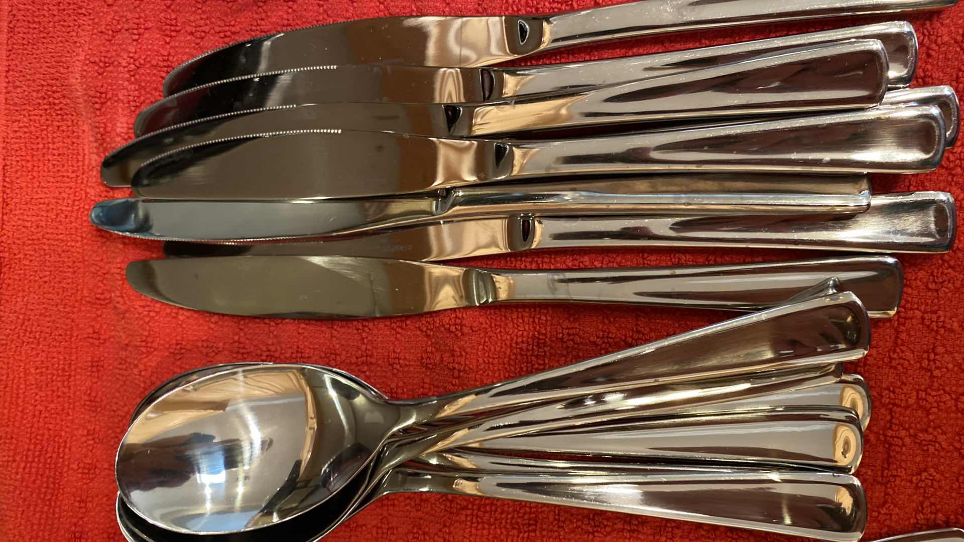 Photo 1 of HAMPTON STAINLESS SILVERWARE FOR 8