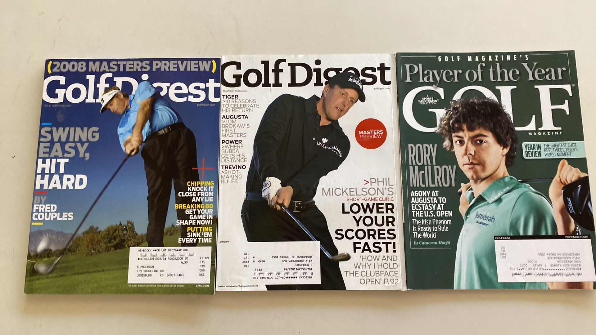 Photo 1 of 15 GOLF MAGAZINES