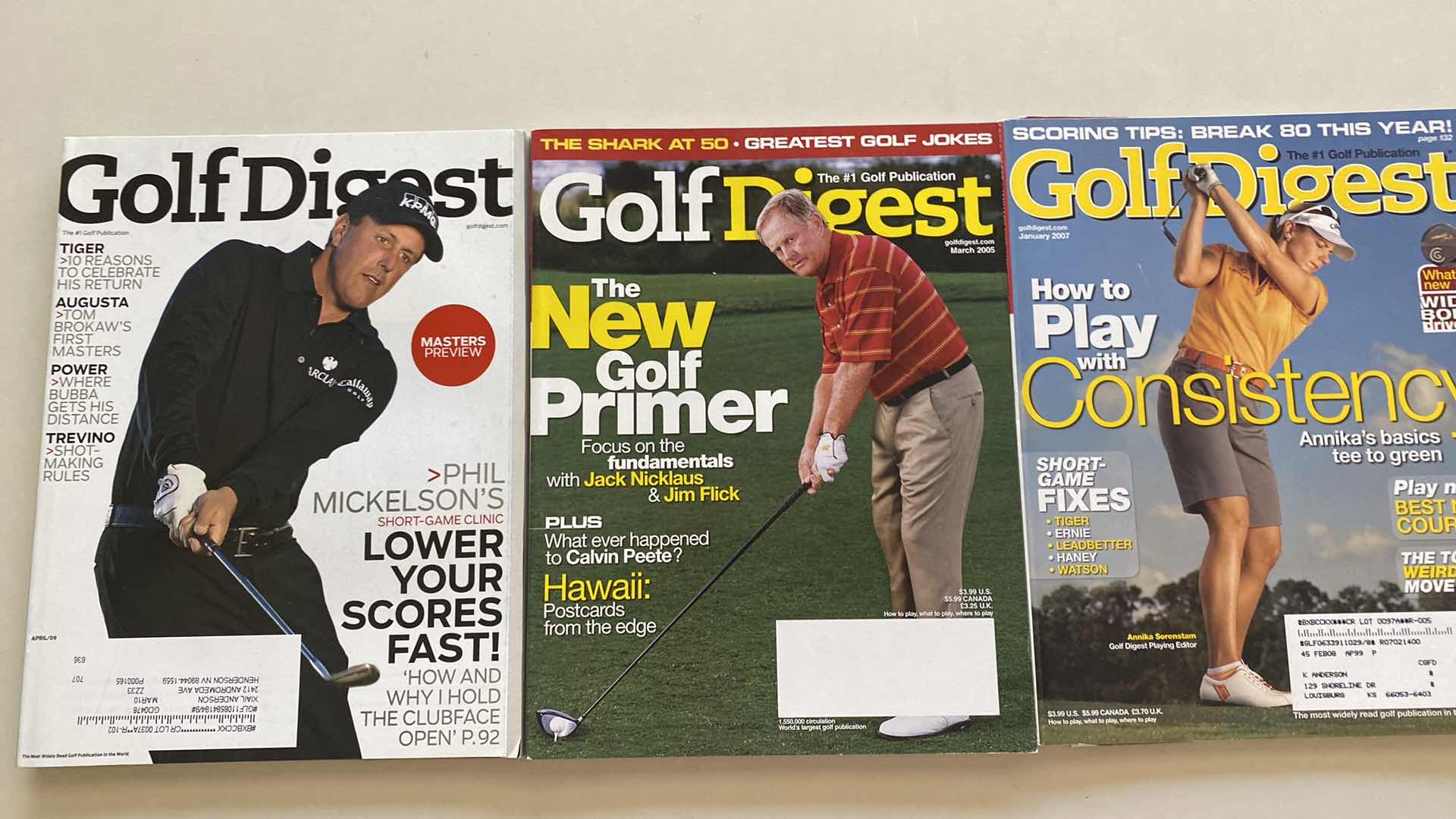 Photo 3 of 17 GOLF MAGAZINES