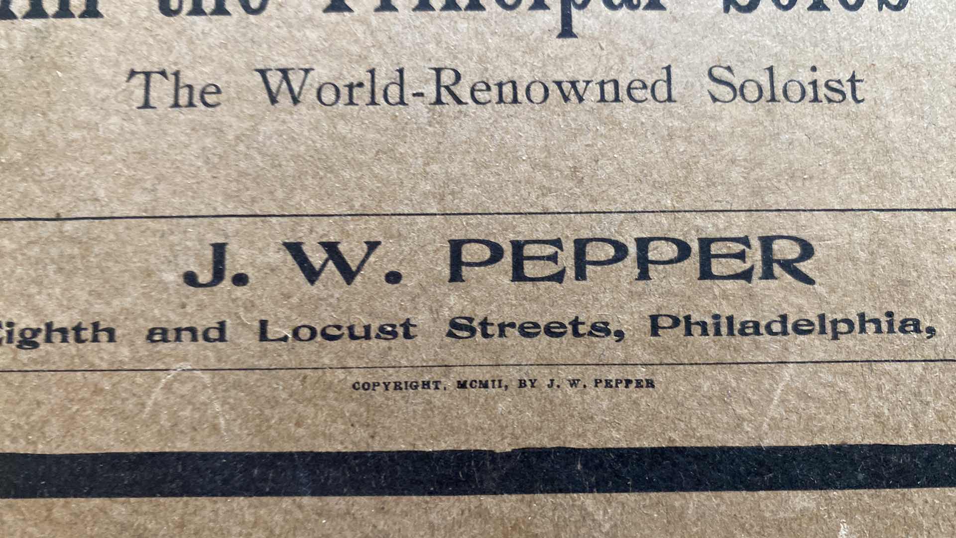 Photo 2 of THE ARTISTS STUDIO J. LEVY ANTIQUE MUSIC BOOKS