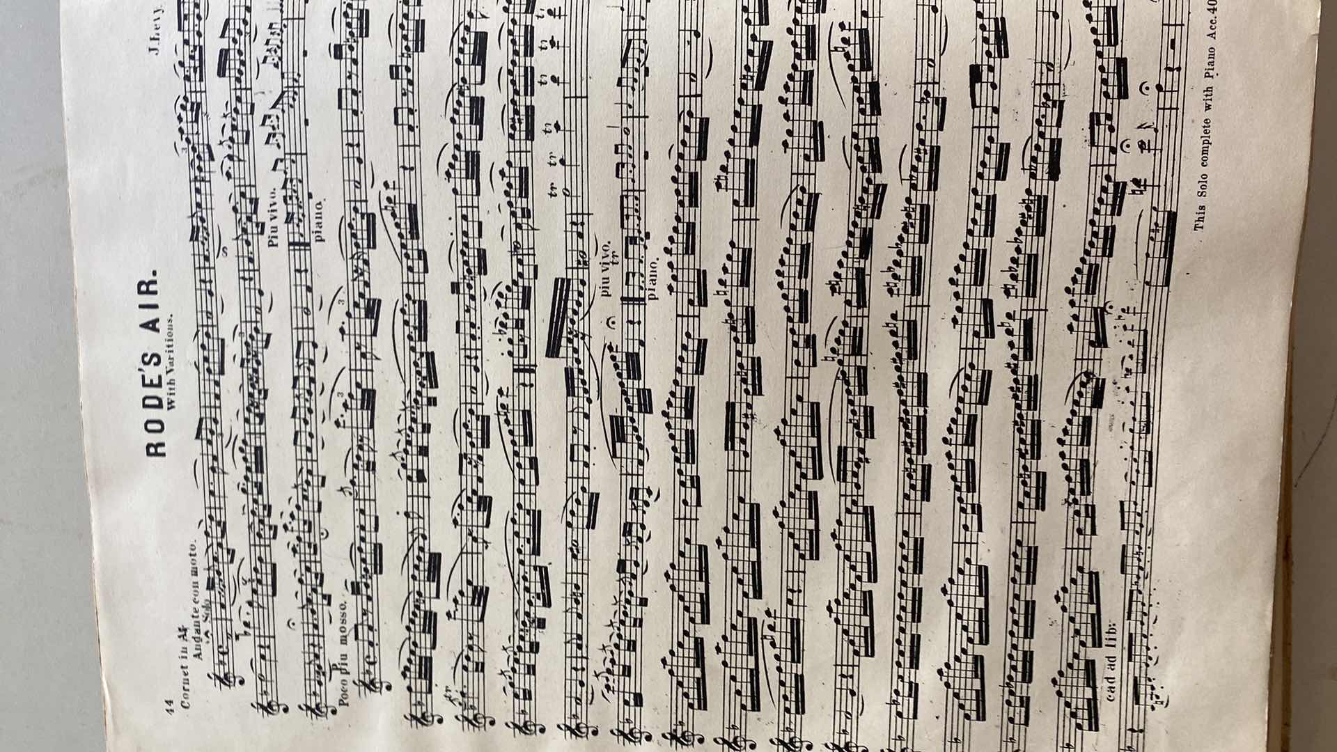 Photo 8 of THE ARTISTS STUDIO J. LEVY ANTIQUE MUSIC BOOKS