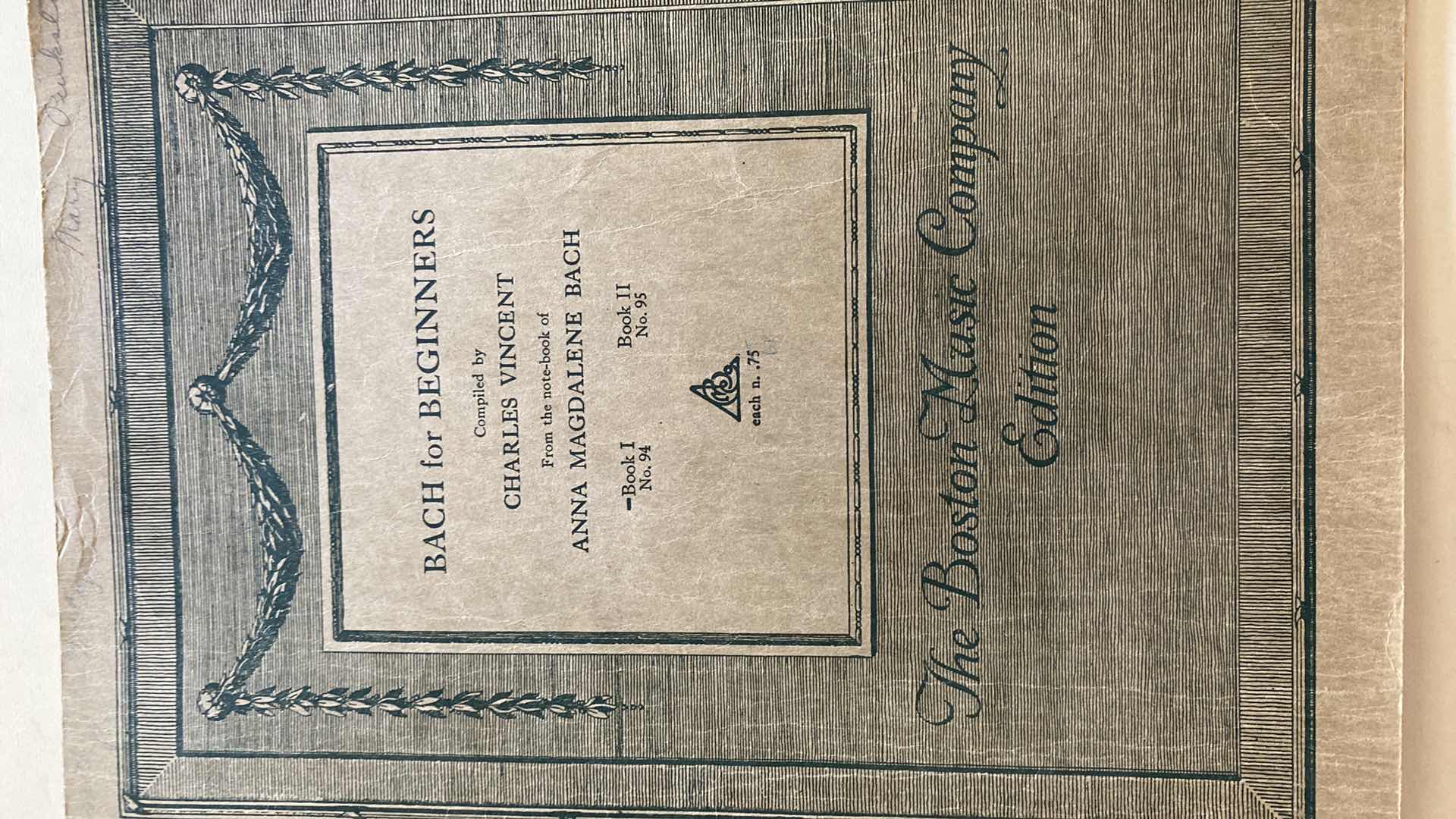 Photo 1 of VINTAGE SHEET MUSIC