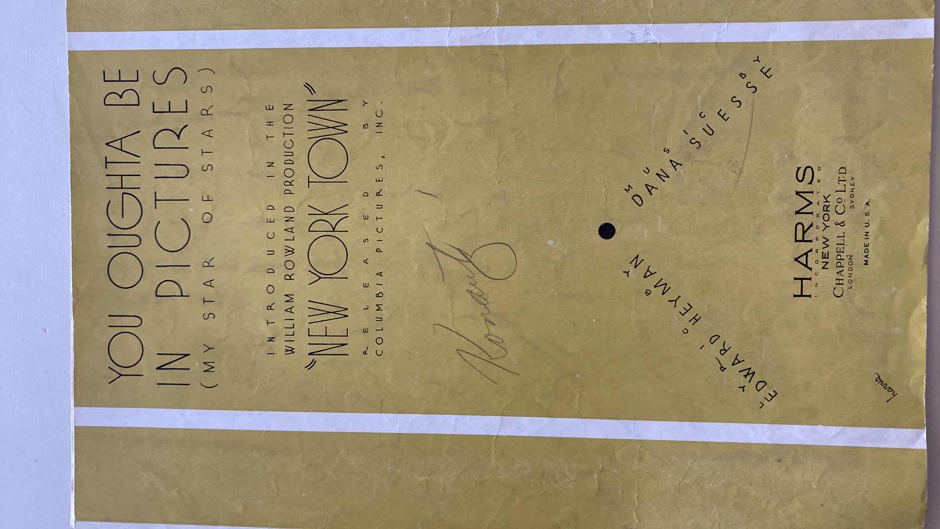 Photo 2 of VINTAGE SHEET MUSIC