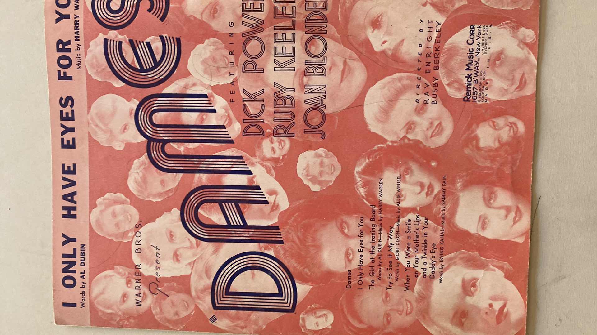 Photo 1 of VINTAGE SHEET MUSIC