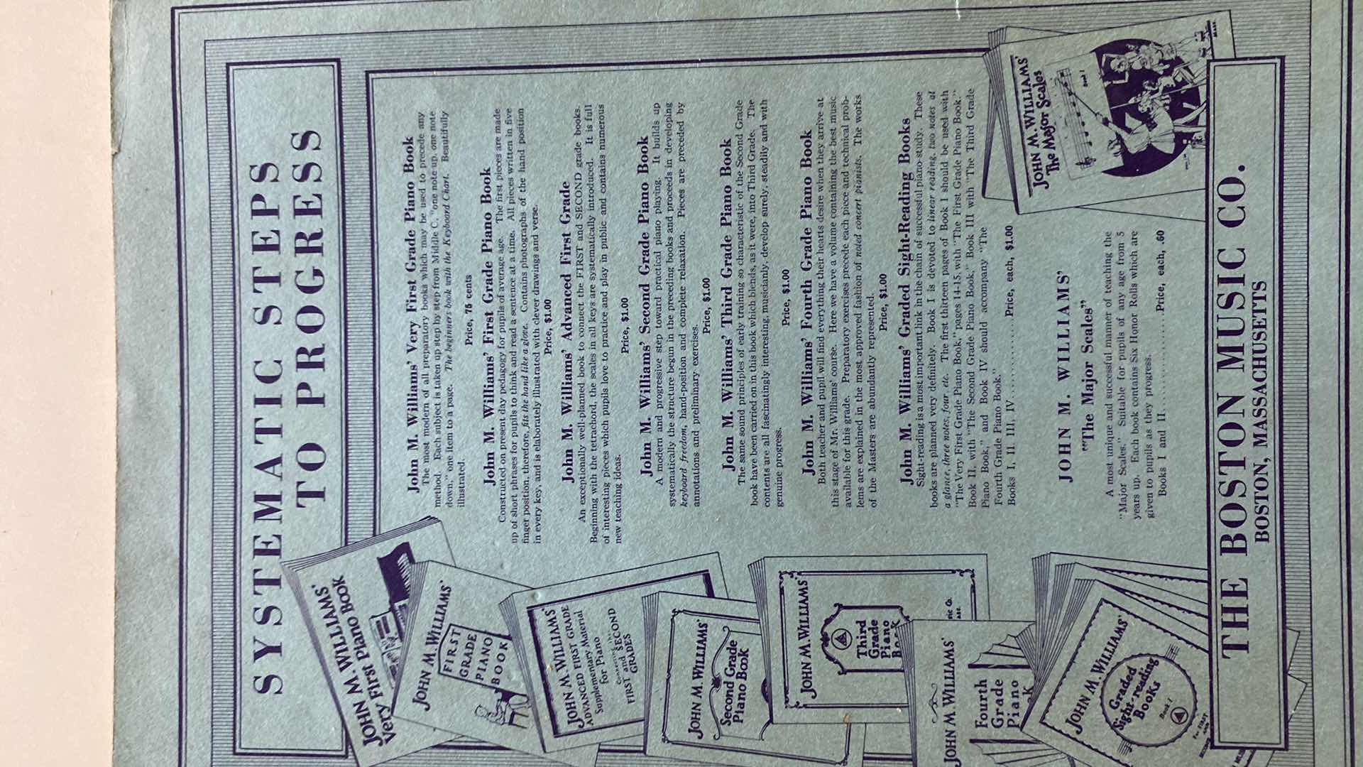 Photo 1 of VINTAGE PIANO BOOKS