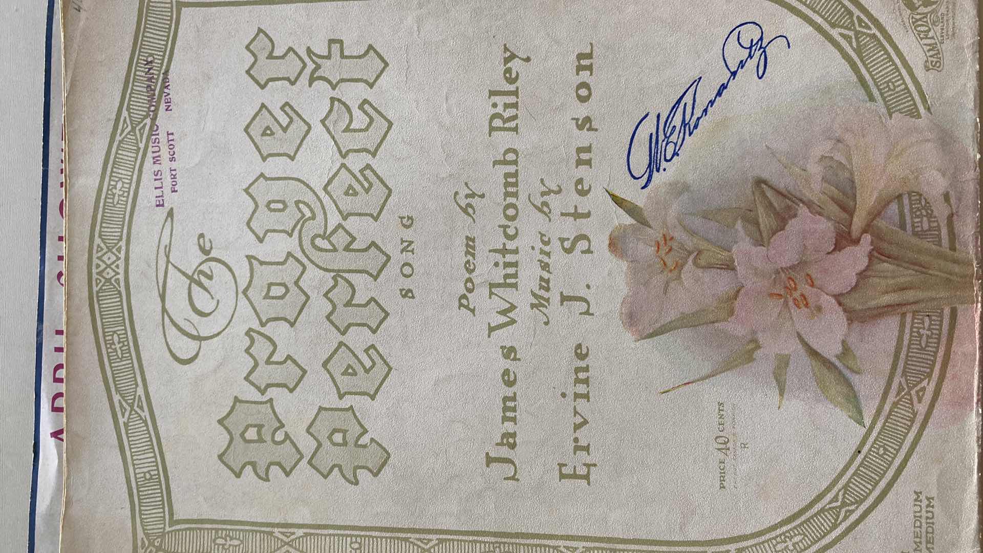 Photo 6 of VINTAGE SHEET MUSIC