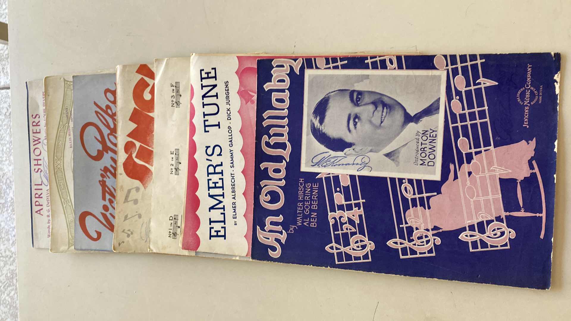 Photo 1 of VINTAGE SHEET MUSIC