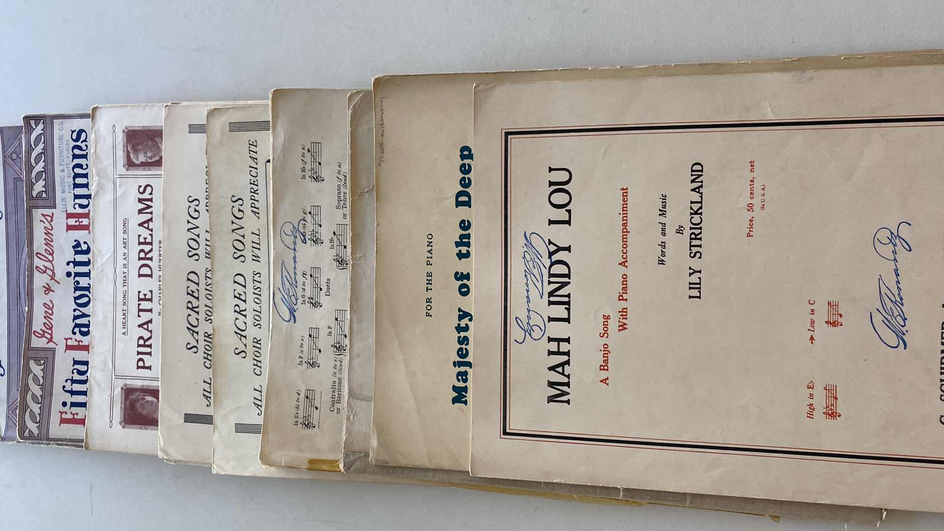 Photo 1 of VINTAGE SHEET MUSIC