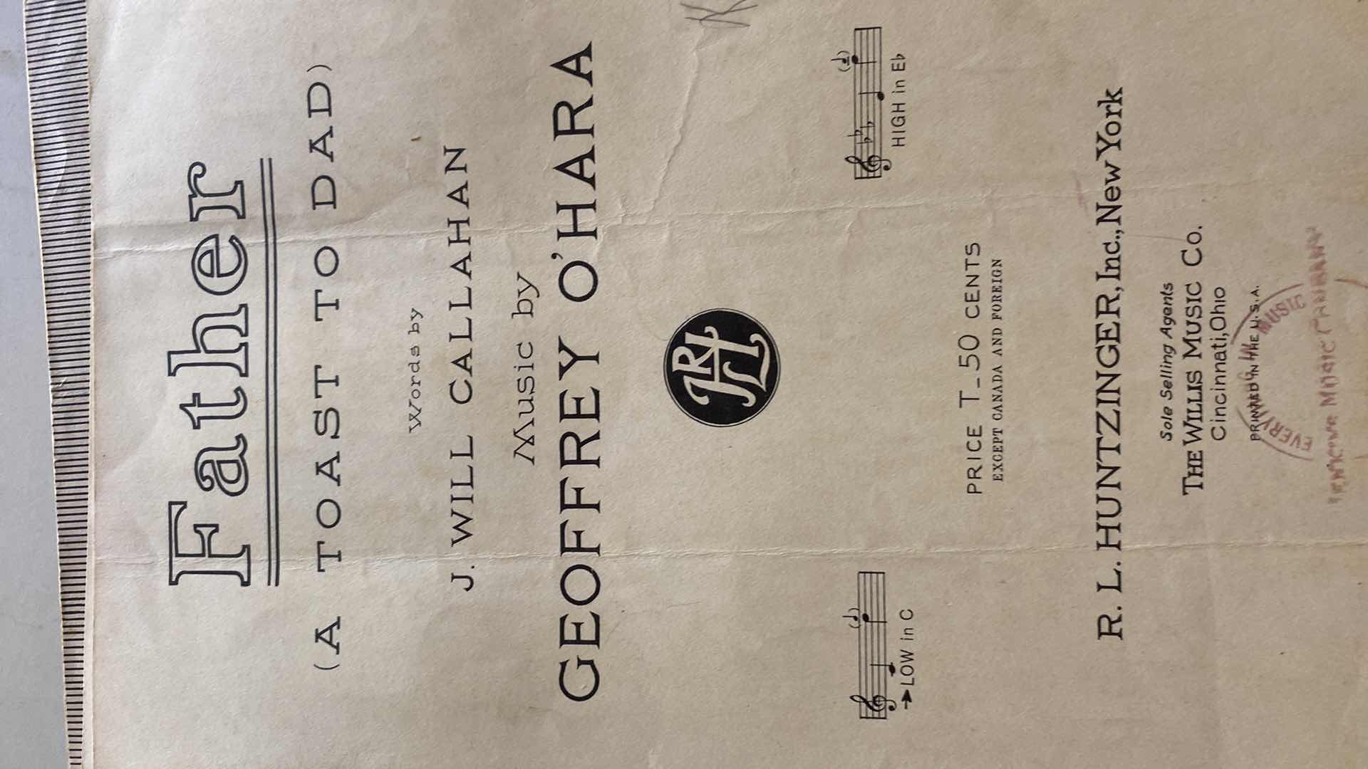 Photo 6 of ASSORTED VINTAGE MUSIC