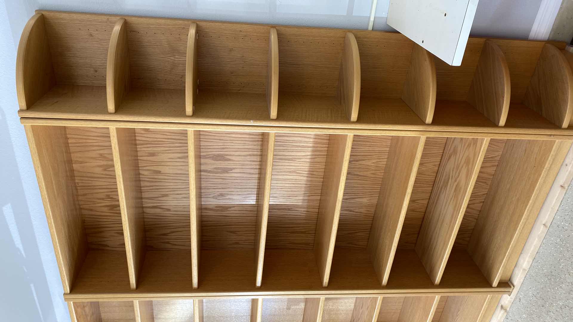 Photo 4 of OAK VENEER BOOK/DISPLAY CASE 96” X 13” H87”