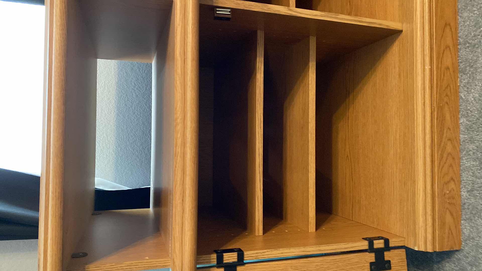 Photo 1 of OAK 2 DOOR CABINET 35” X 23” H30”