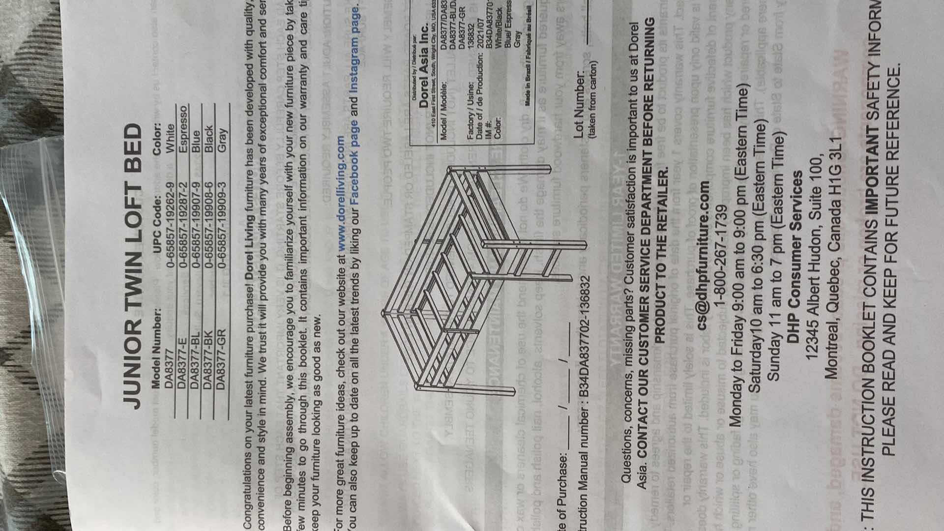 Photo 1 of TWIN SIZE ELEVATED WOOD BEDFRAME