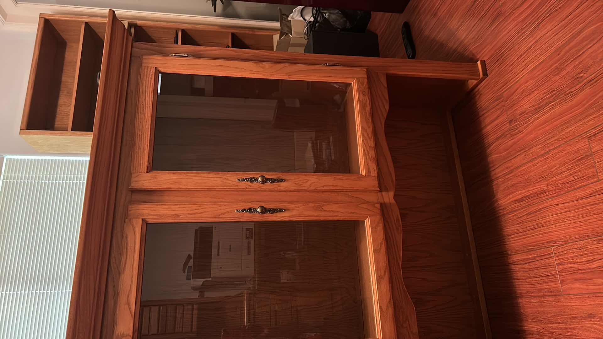 Photo 1 of LIGHTED WOOD HUTCH  44” x 15” x H48”