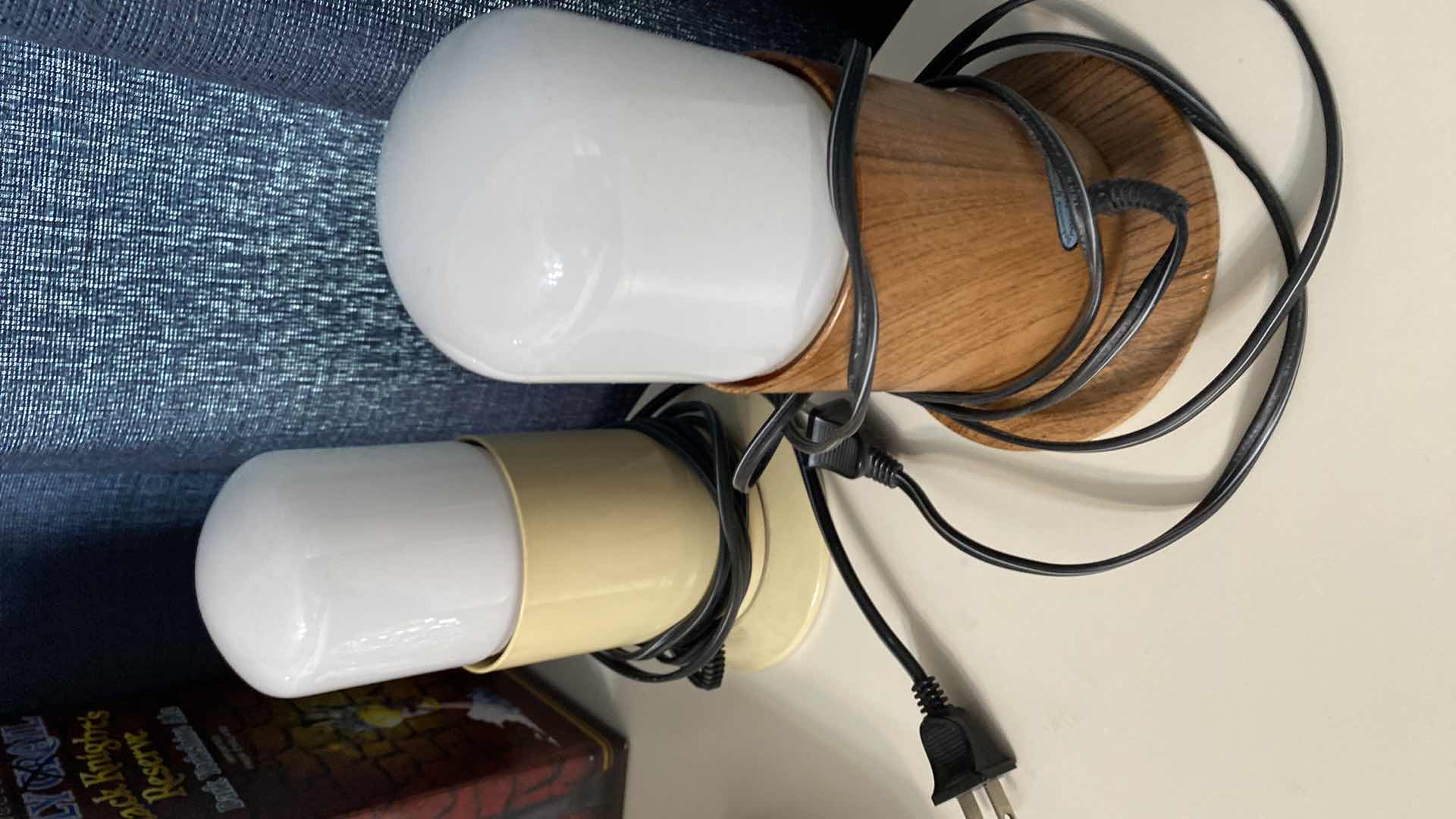 Photo 1 of PAIR OF LAMPS JEWELRY BOX AND HOLY GRAIL CUPS