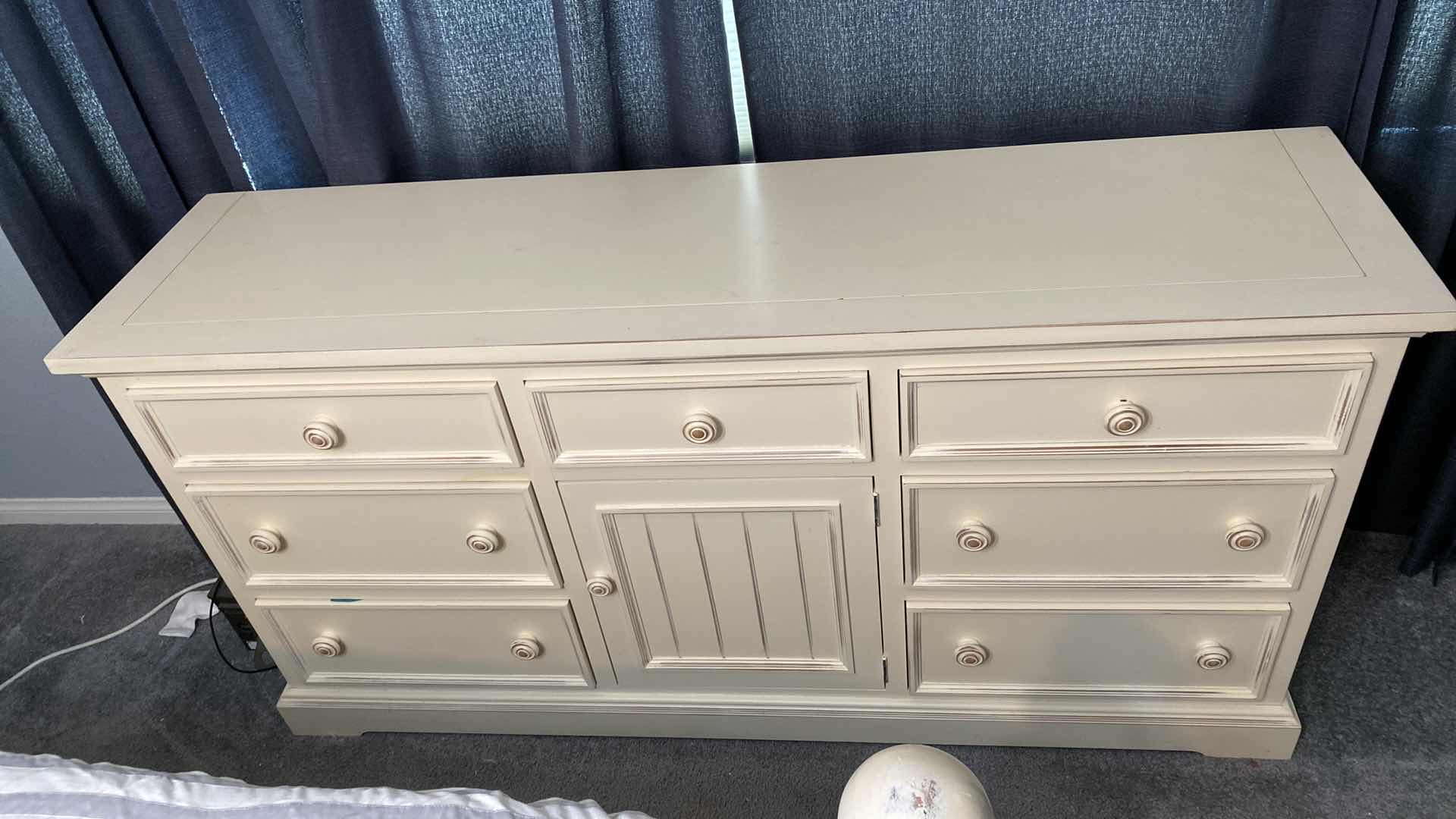 Photo 1 of ASHLEY FURNITURE FARM HOUSE  7 DRAWER 1 DOOR DRESSER 69” X 18” H35”