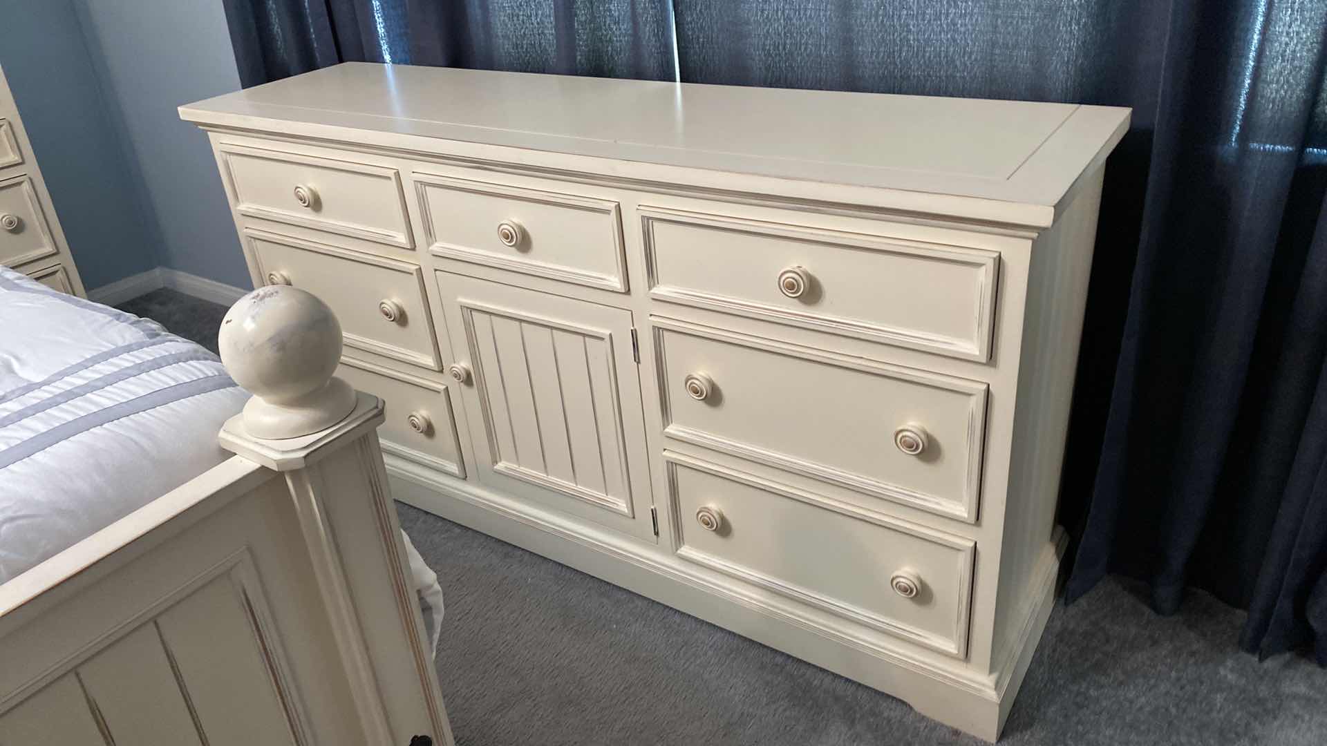 Photo 1 of ASHLEY FURNITURE FARM HOUSE  7 DRAWER 1 DOOR DRESSER 69” X 18” H35”