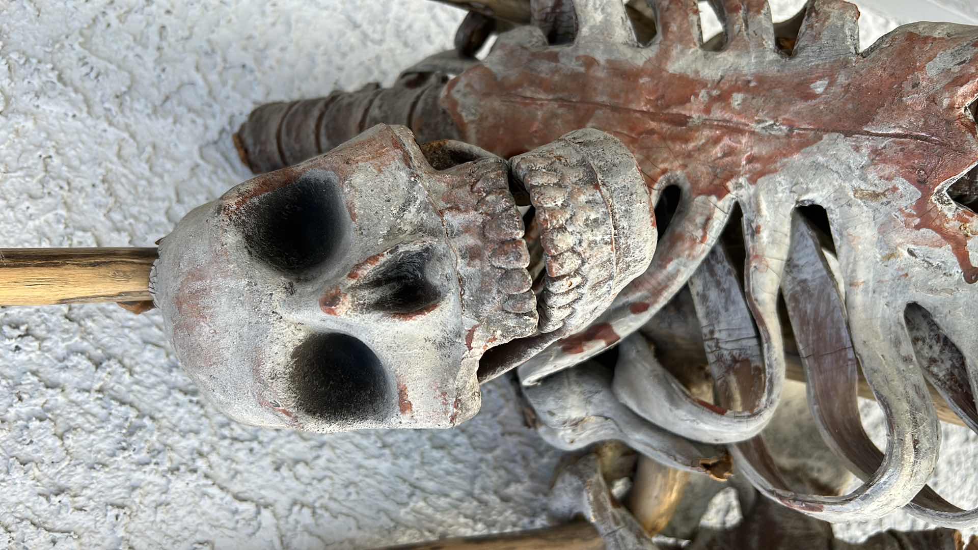 Photo 1 of 6 FOOT PITCHFORK WITH SKELETON