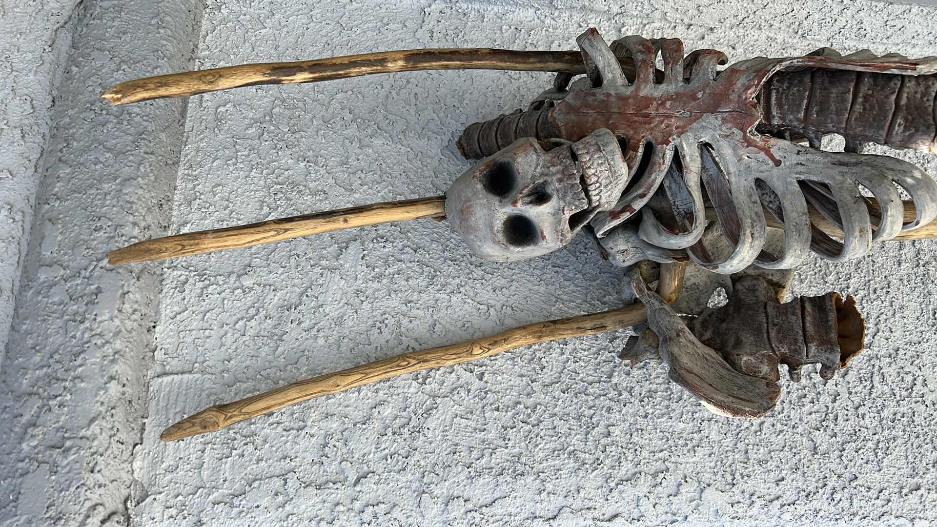 Photo 1 of 6 FOOT PITCHFORK WITH SKELETON