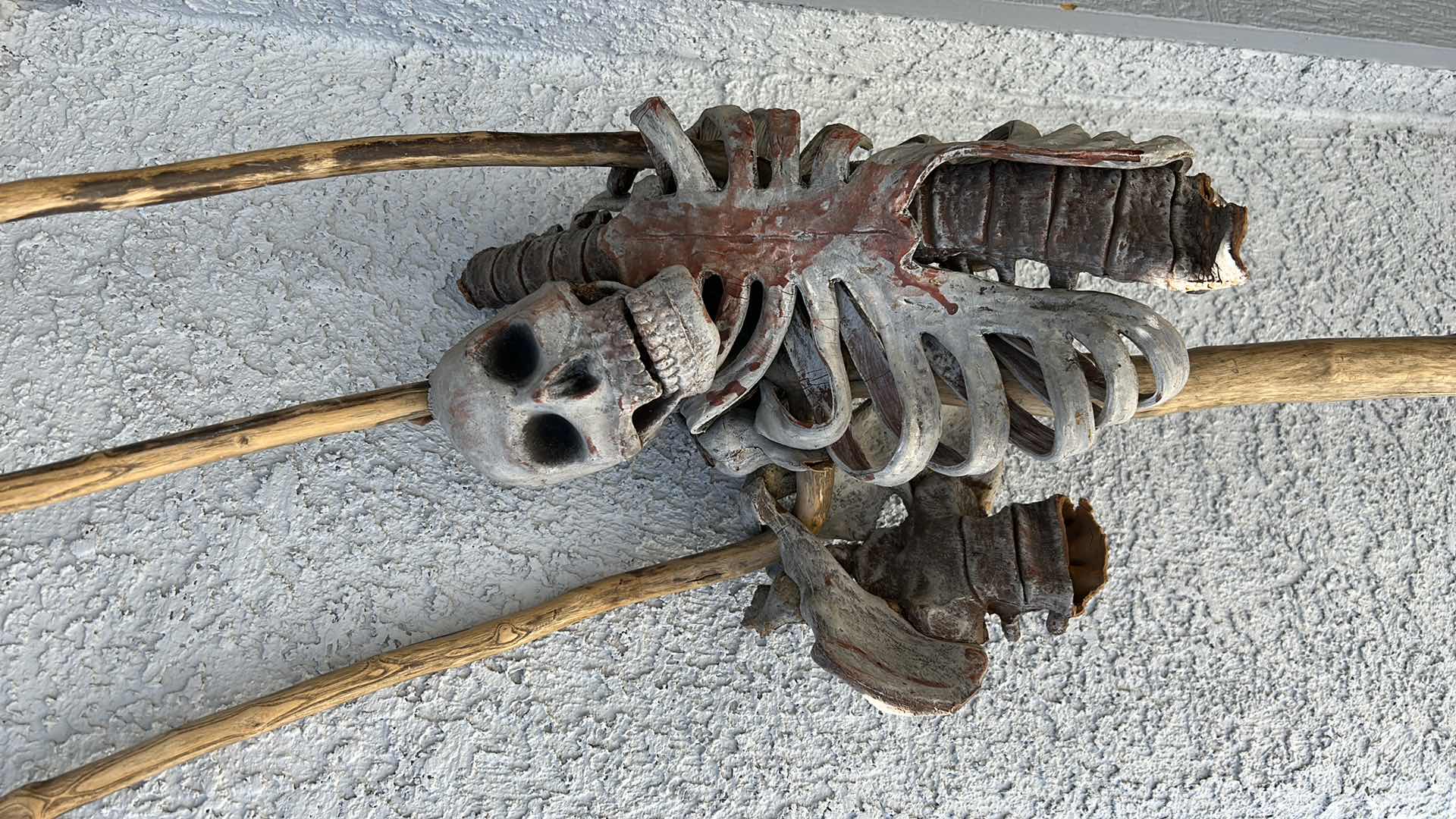 Photo 1 of 6 FOOT PITCHFORK WITH SKELETON