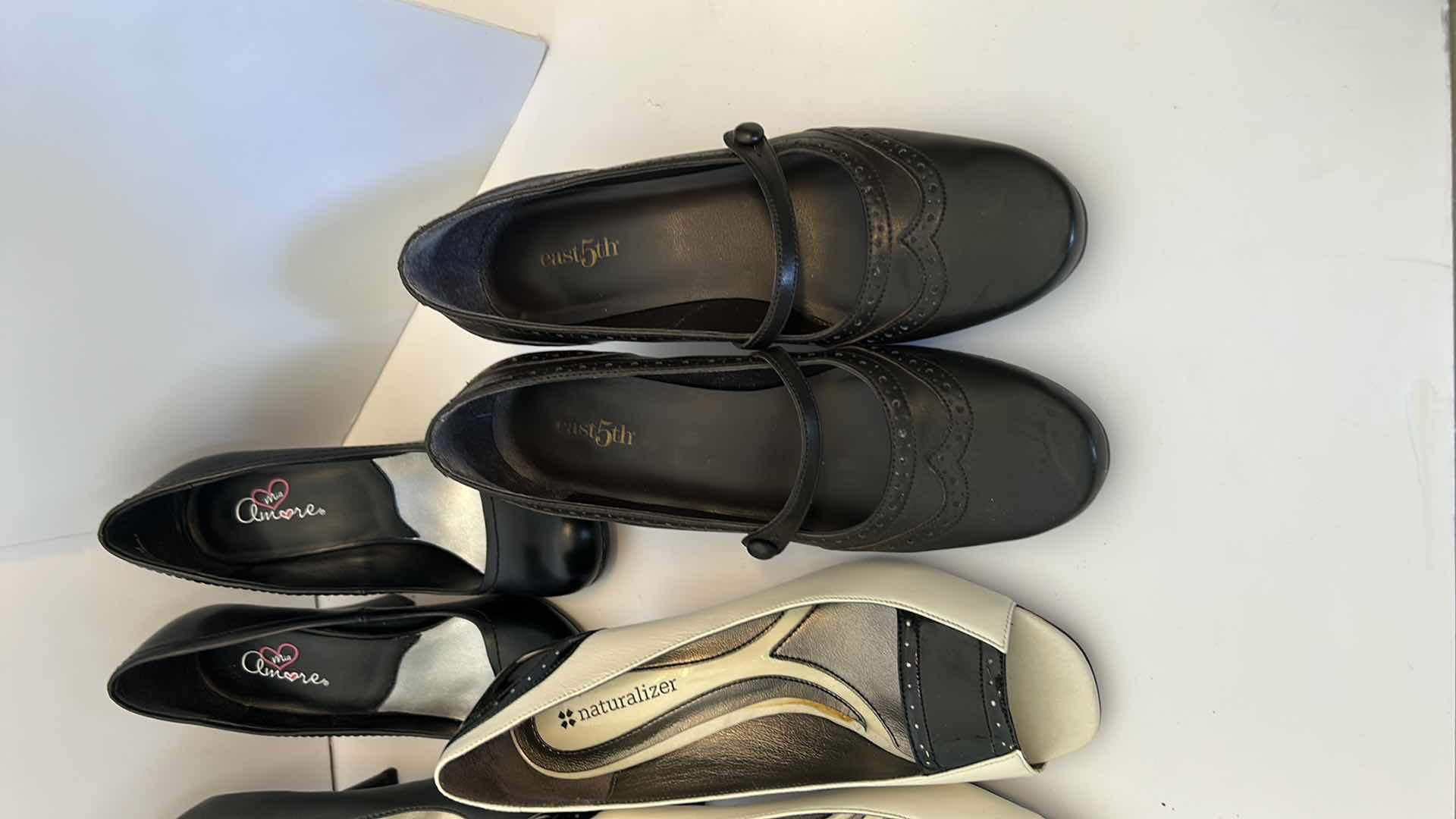 Photo 2 of NINE PAIRS OF WOMENS HIGH HEEL SHORS SIZE 6