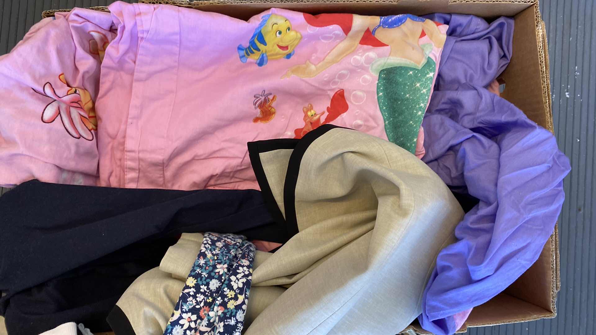 Photo 1 of BOX OF ASSORTED CLOTHING