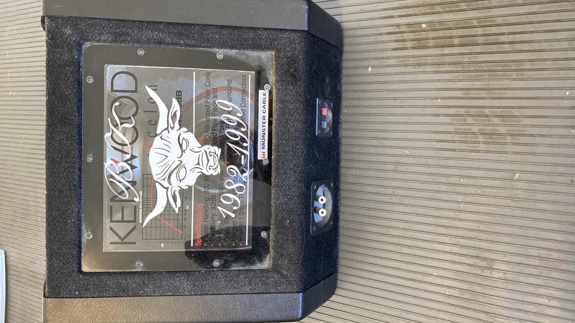 Photo 1 of KENWOOD KFC-XW10dB CUSTOM SPEAKER