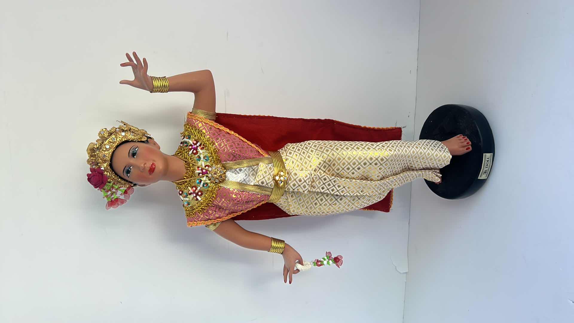 Photo 1 of HOME DECOR ASSORTMENT- 16” FIGURINE, TEASET AND TRAY