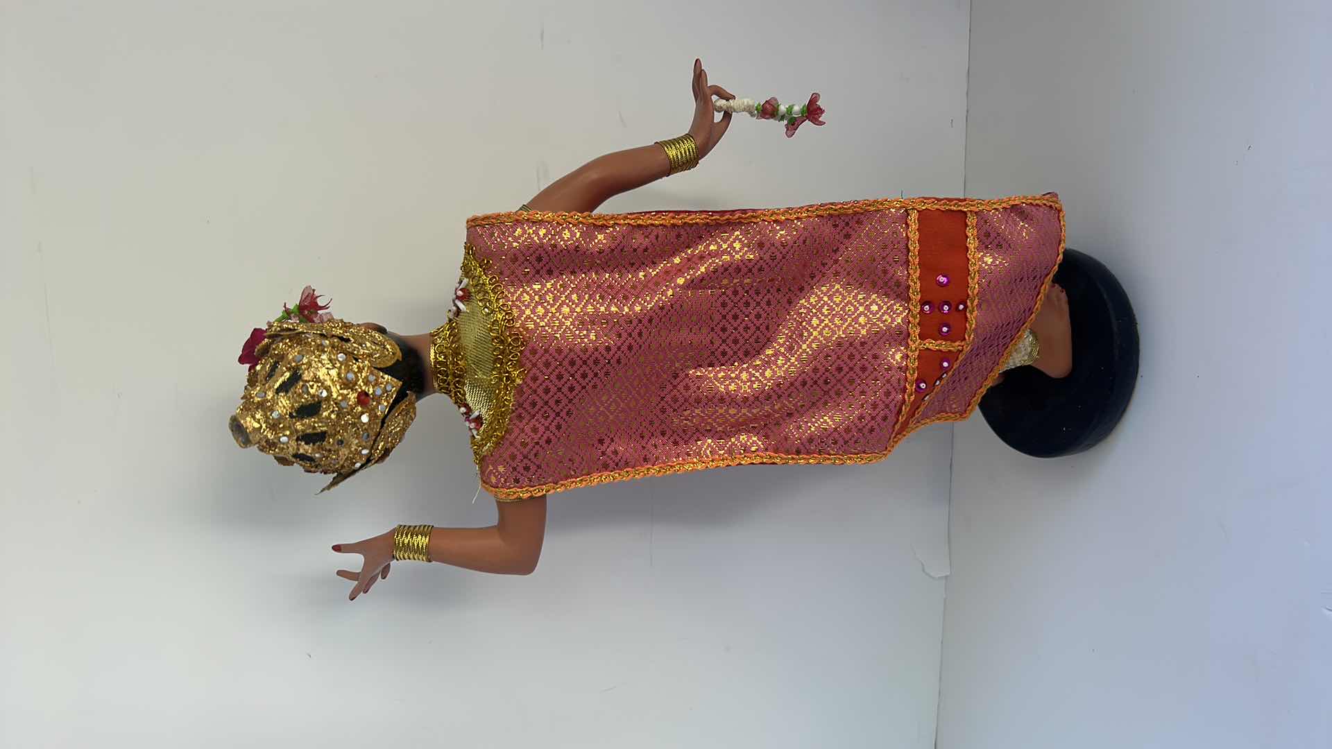 Photo 1 of HOME DECOR ASSORTMENT- 16” FIGURINE, TEASET AND TRAY