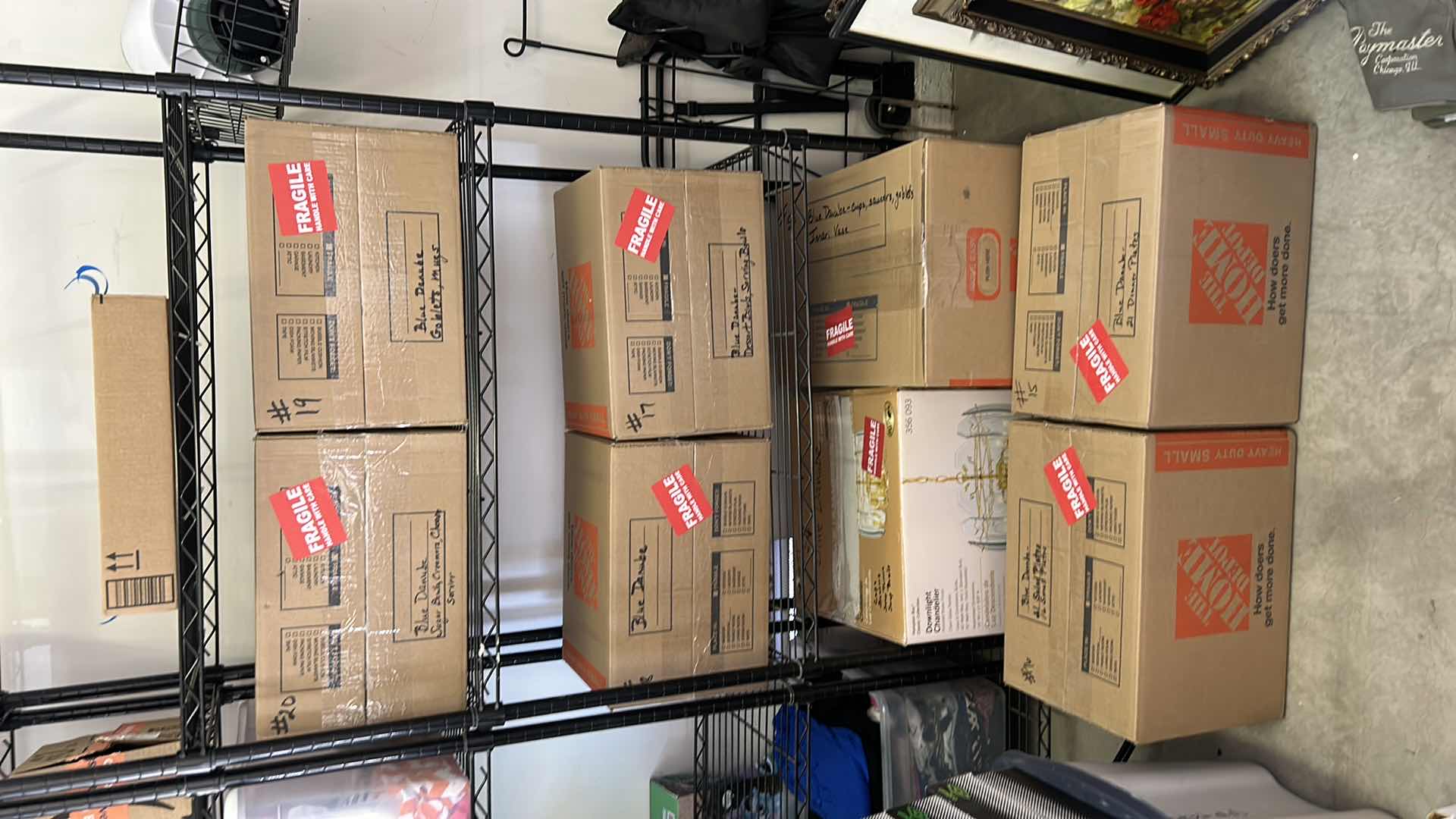 Photo 3 of RARE VINTAGE 135 PIECE SET OF BLUE DANUBE CHINA - 9 BOXES 