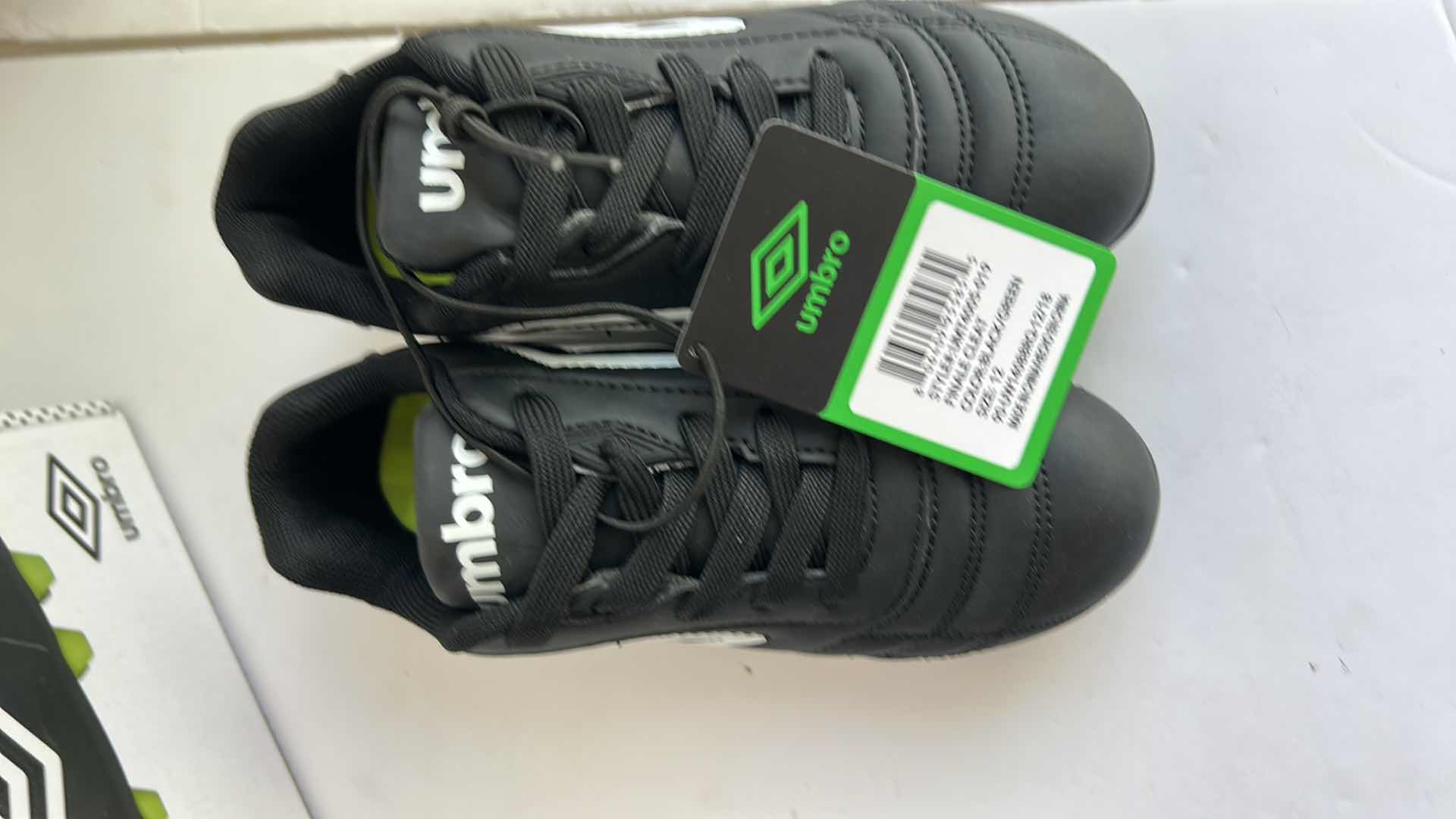 Photo 1 of 3 PAIRS NEW CHILDS SOCCER CLEATS SIZE 12