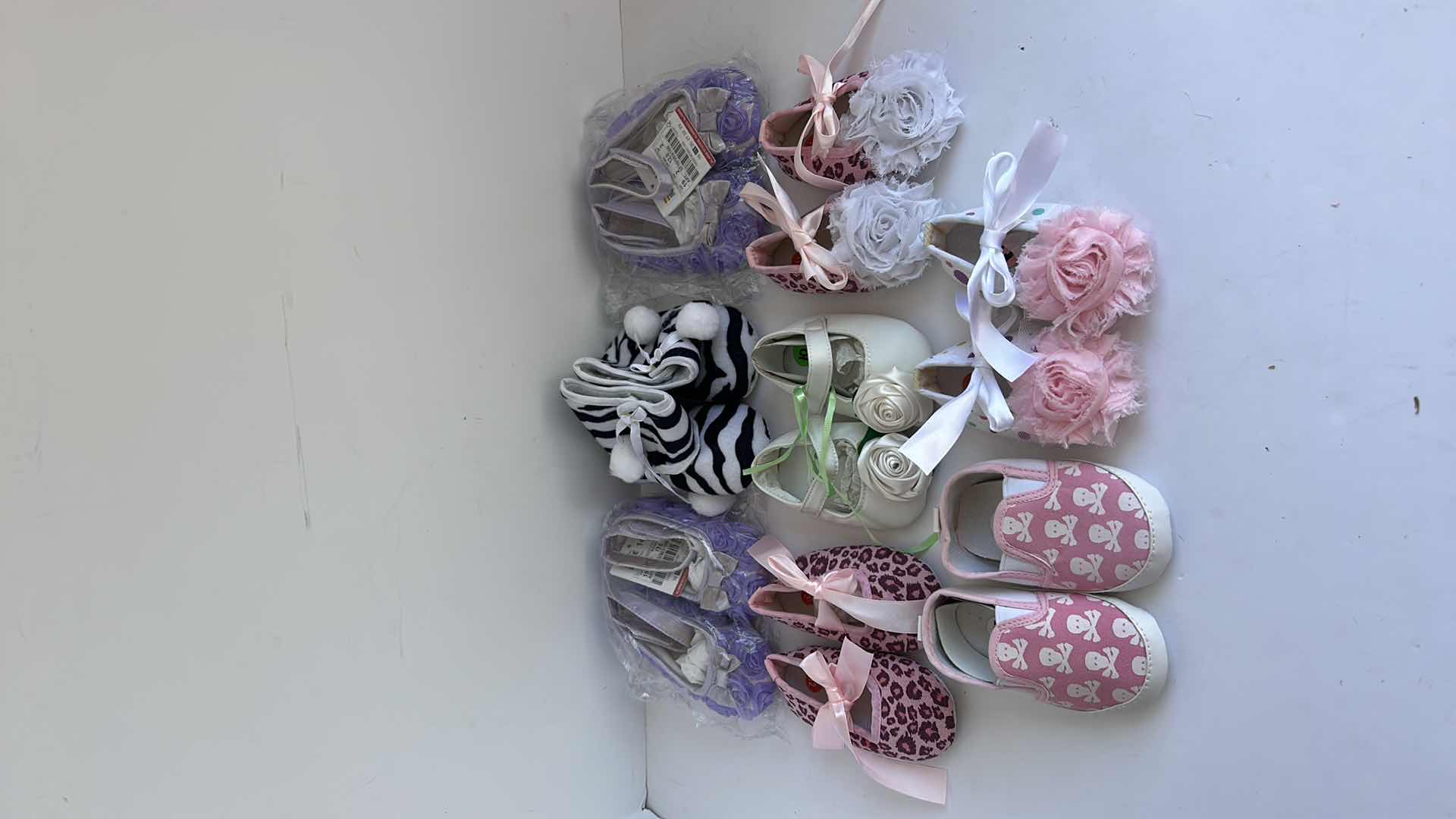 Photo 1 of 8 PAIRS NEW BABY SHOES