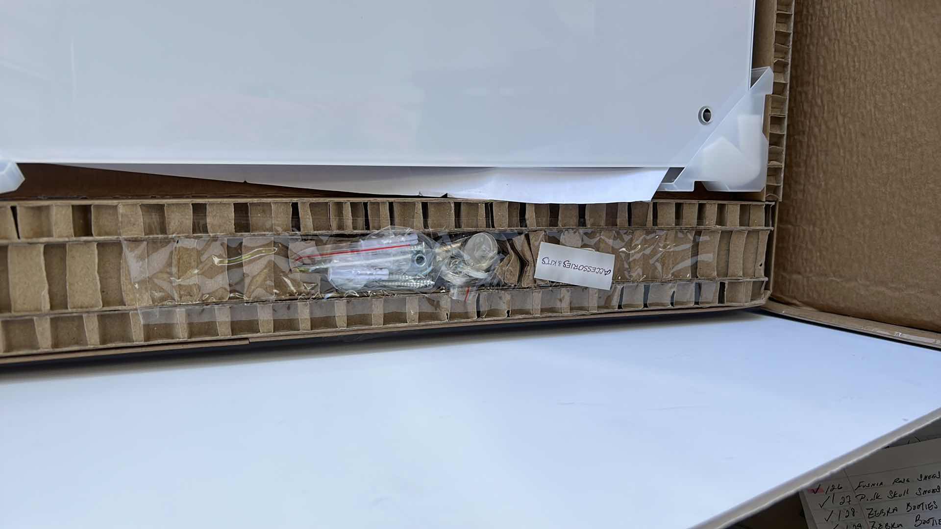 Photo 1 of NEW THOUGHT GLASS DRY ERASE BOARD WITH ACCESSORIES 23.5” x 18”