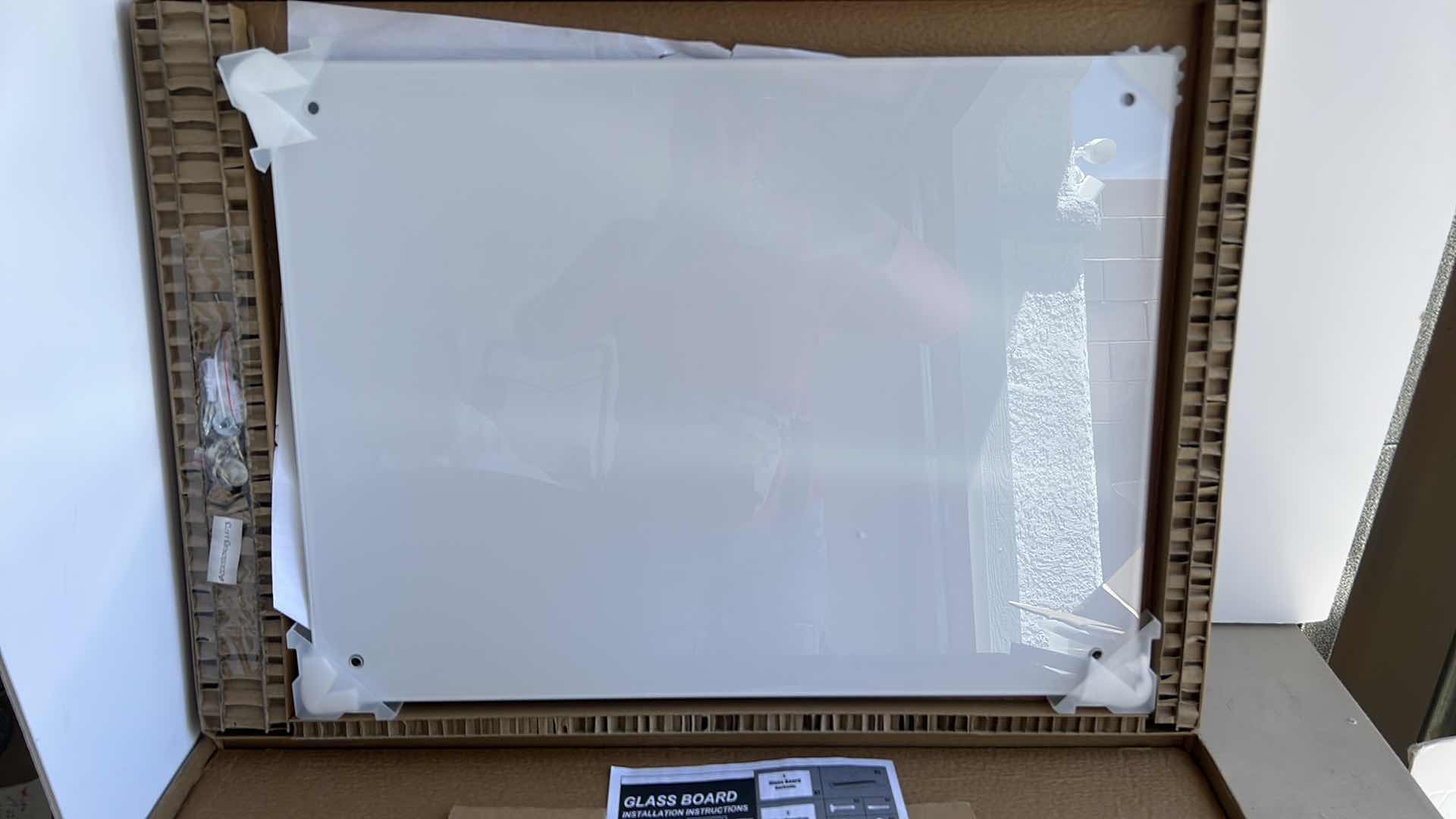 Photo 1 of NEW THOUGHT GLASS DRY ERASE BOARD WITH ACCESSORIES 23.5” x 18”