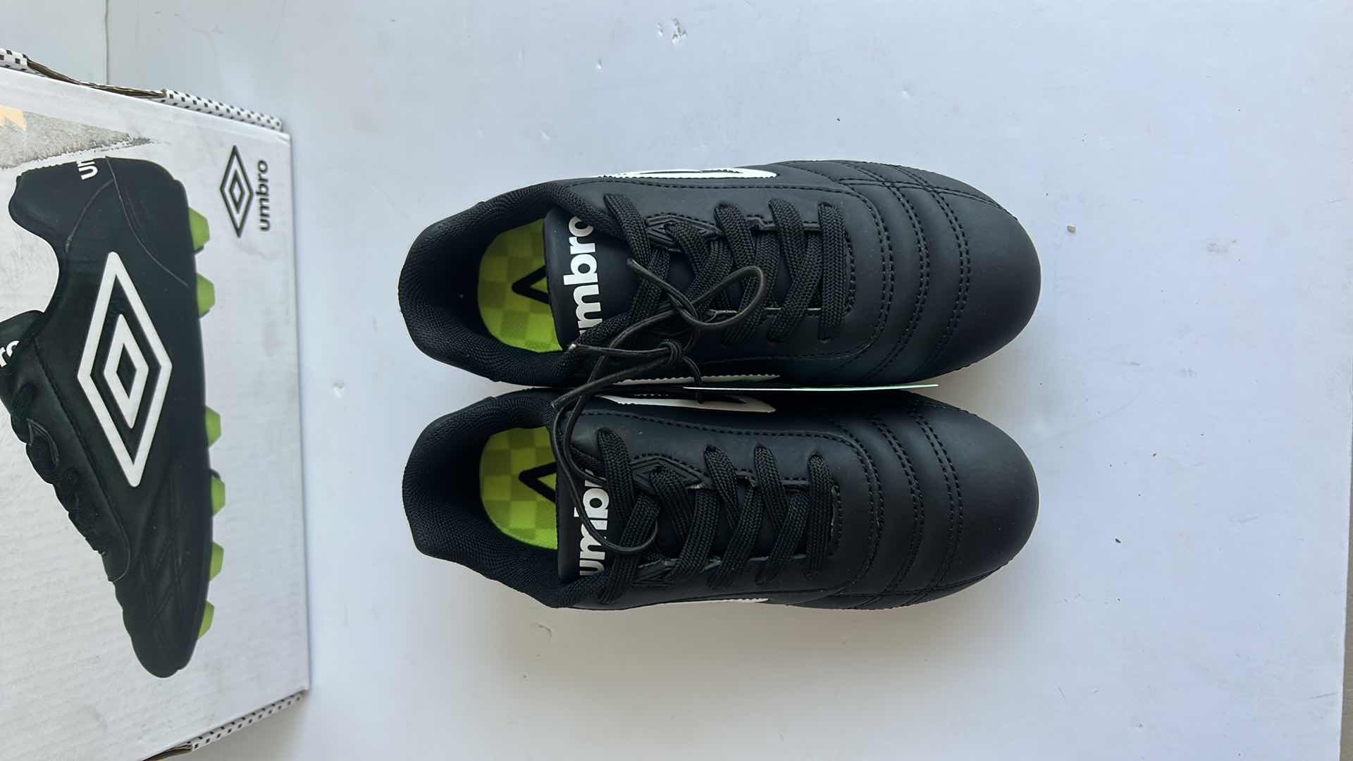 Photo 1 of 3 PAIRS NEW CHILDS SOCCER CLEATS SIZE 12