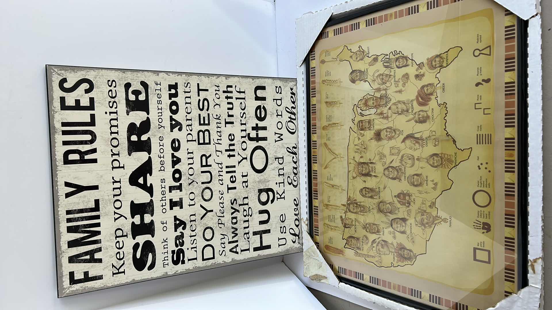 Photo 1 of 7 PIECES ARTWORK ASSORTMENT ( LARGEST 21” x 17”)