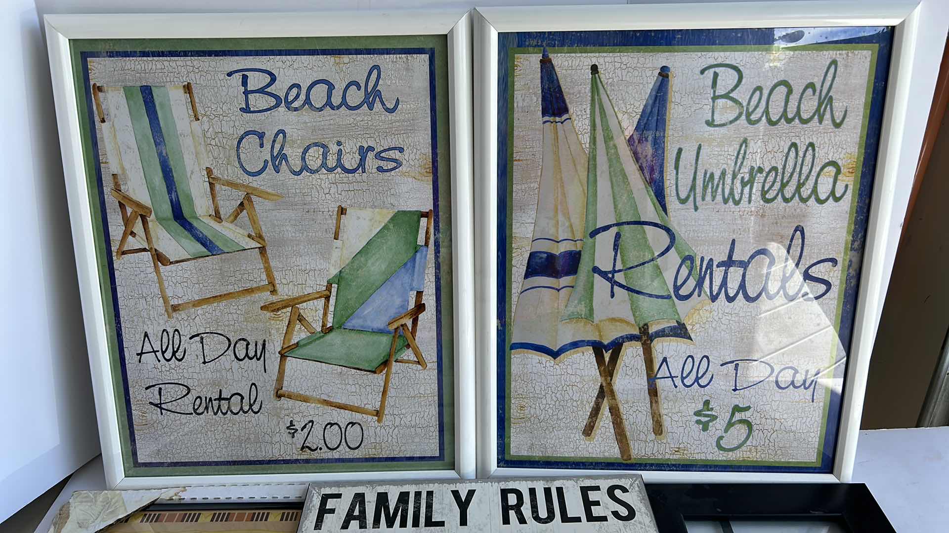 Photo 1 of 7 PIECES ARTWORK ASSORTMENT ( LARGEST 21” x 17”)