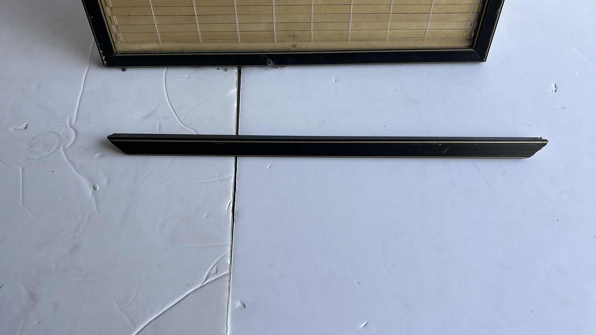 Photo 1 of BLACK FRAMED ASIAN INSPIRED ARTWORK 13” x 35”