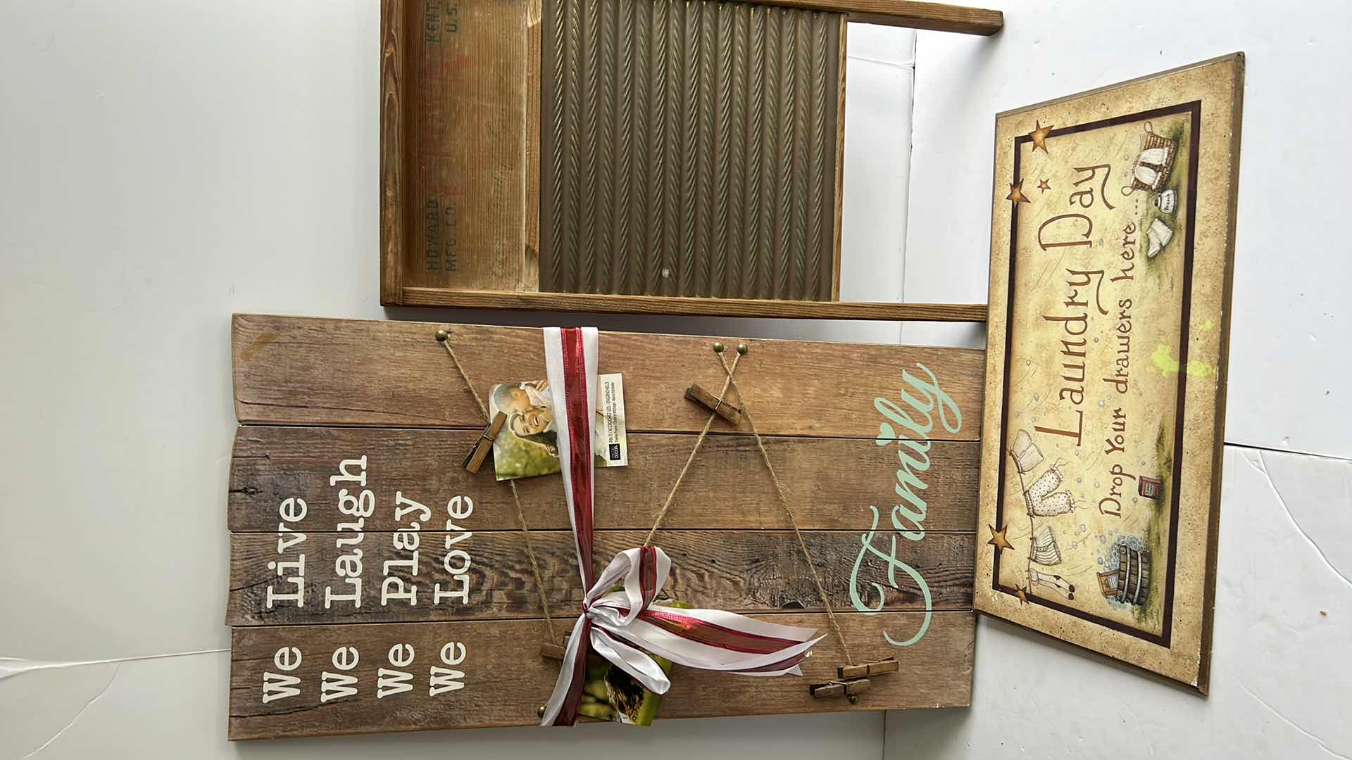 Photo 1 of 3 PIECE HOME DECOR ASSORTMENT LARGEST 15” x 29”